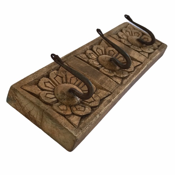 Other - Boho wooden towel hook